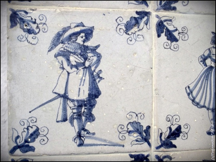 Голландская плитка 17 столетия
