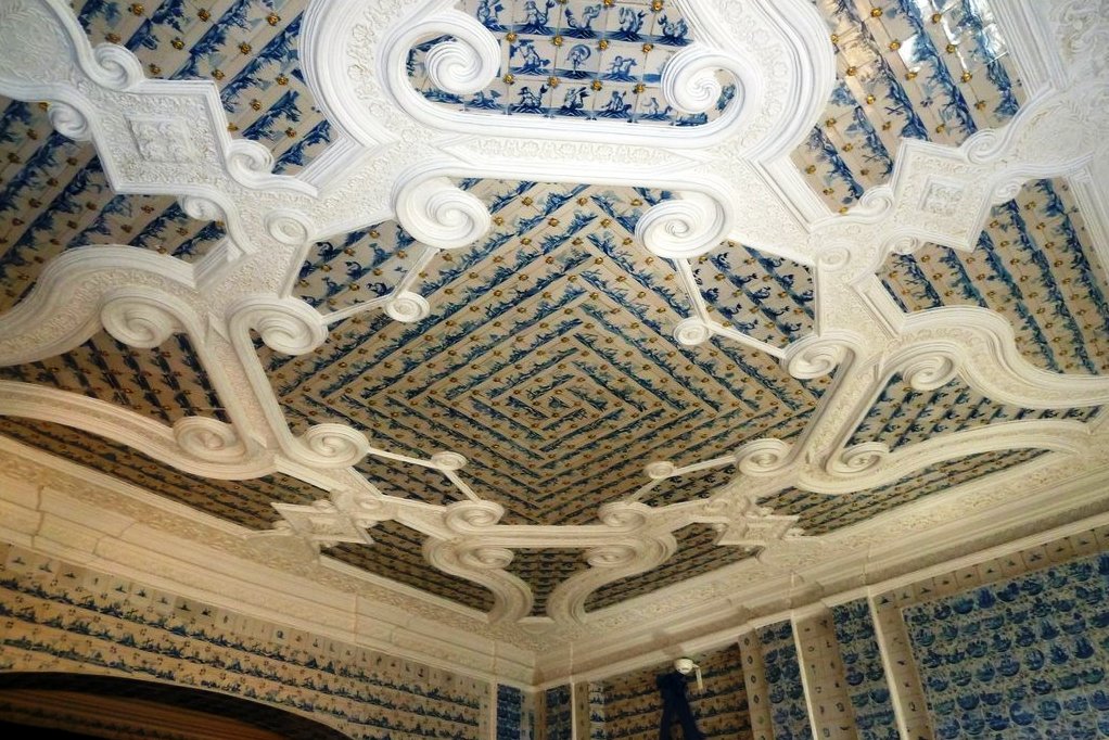 Потолок предспальни в Меньшиковском дворце, Санкт-Петербург