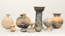Образцы керамики эпохи Кофун